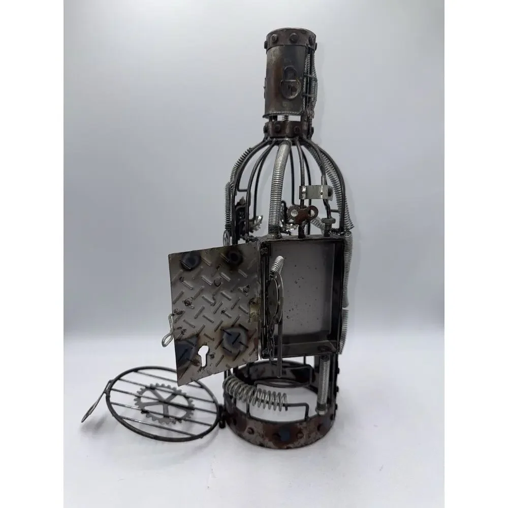 Wine Works Steam Punk Cork Or Bottle Holder‎ Bar Decor 16